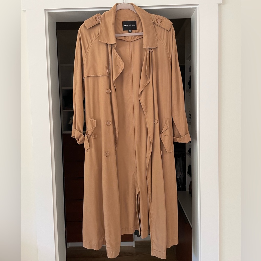 Who What Wear Tan Trench Coat